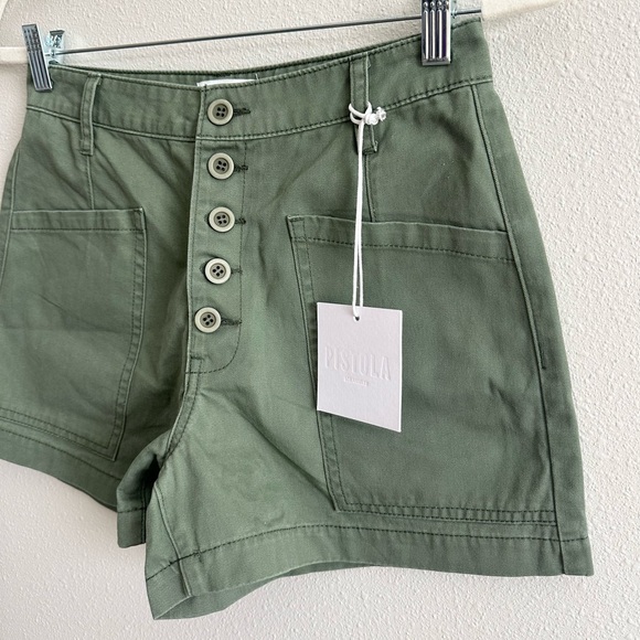 NWT Pistola Tammy High Rise Shorts in Colonel Size 26 - Picture 6 of 11